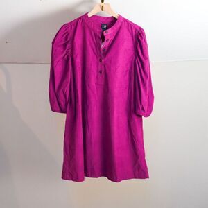 NWT Gap fuchsia corduroy mini dress Medium